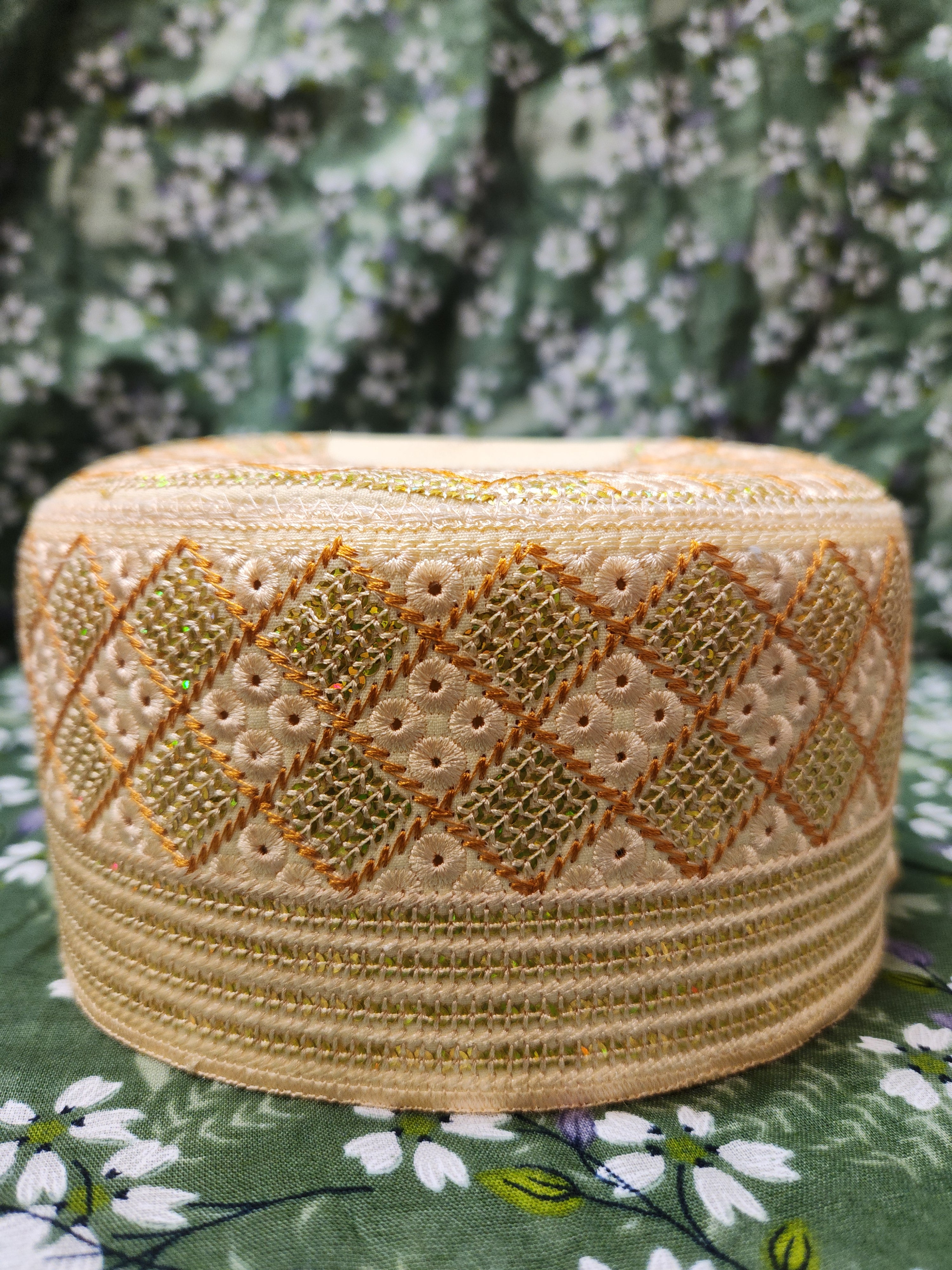 👉 Comfortable Cotton embroidered prayer Cap 👈
