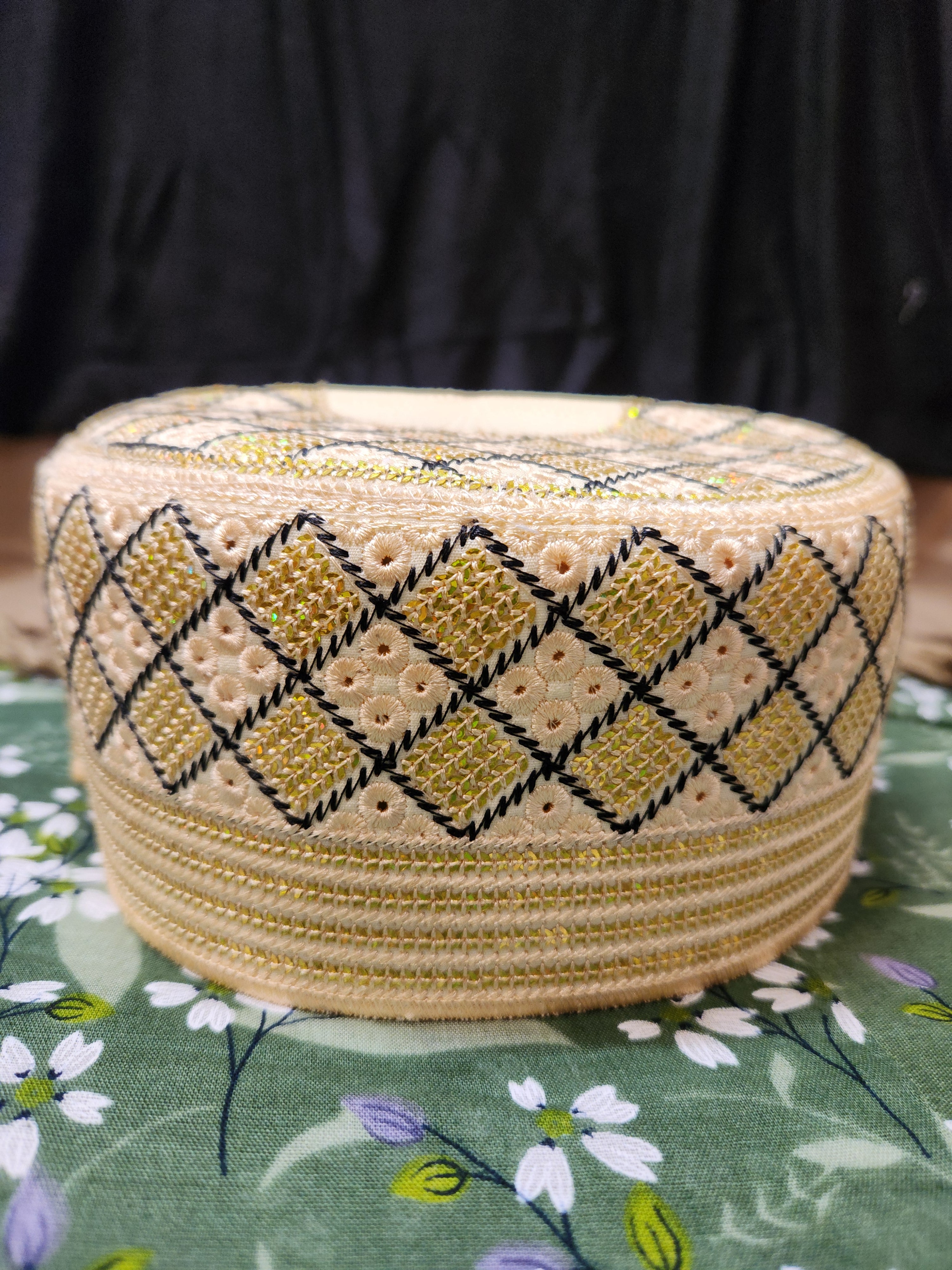 👉 Comfortable Cotton embroidered prayer Cap 👈