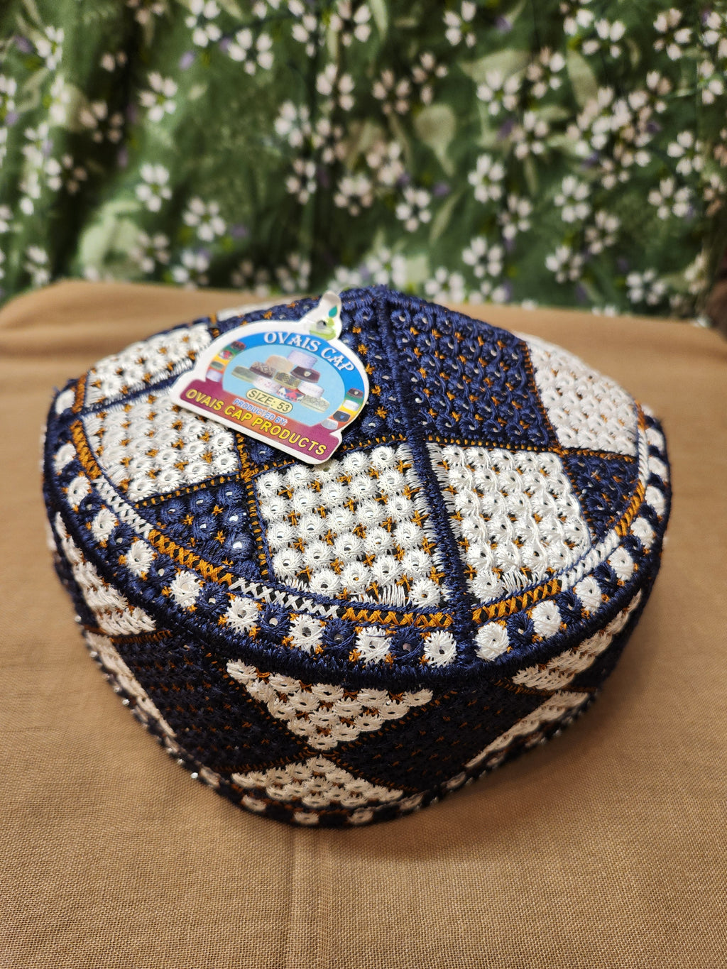👉Premium Sequin-Embroidered Muslim Cap👈