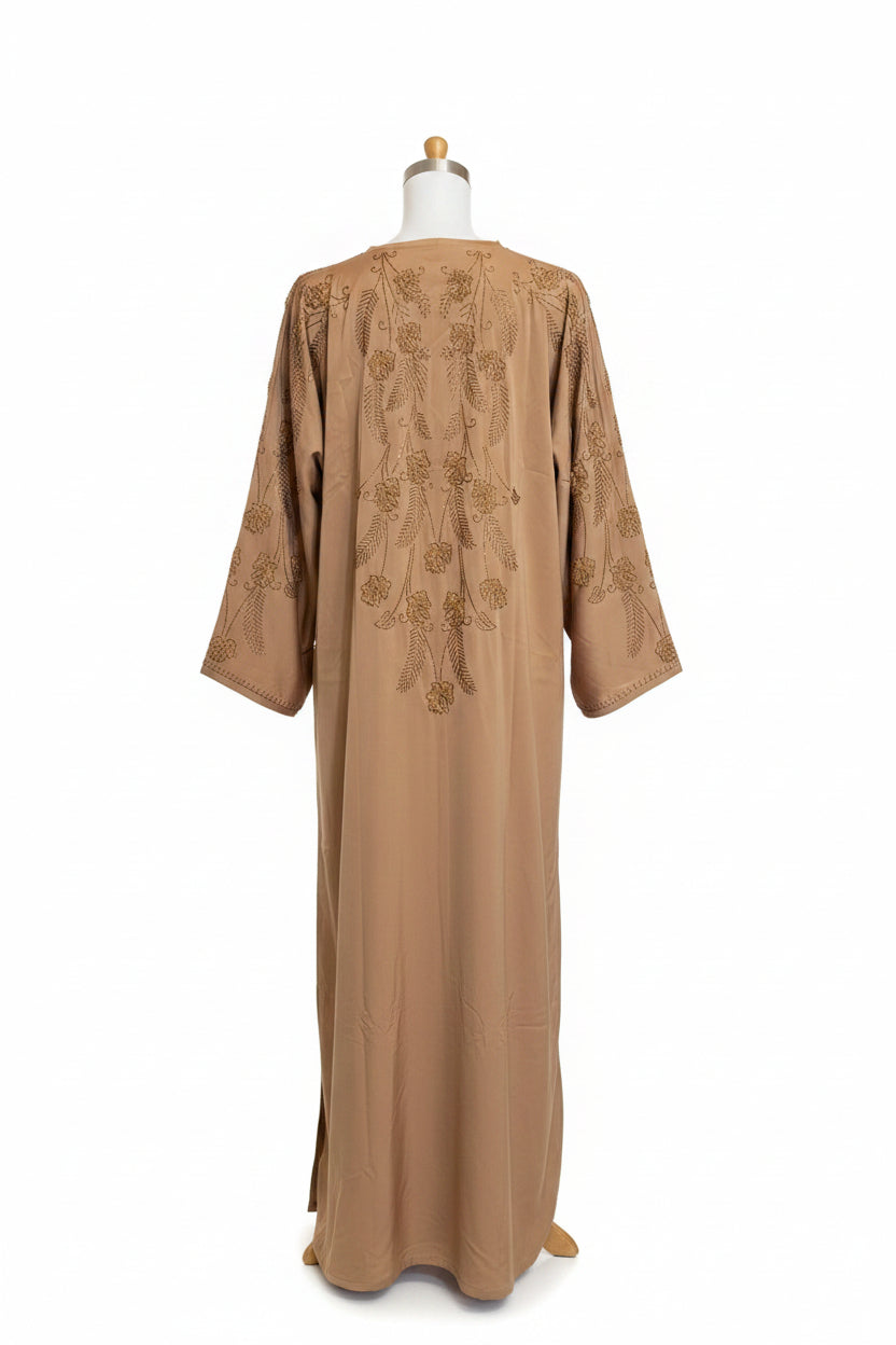###Luxury Dubai  2 piece Abaya💯with Elegant Stone Work 💯– Premium TikTok Fabric###