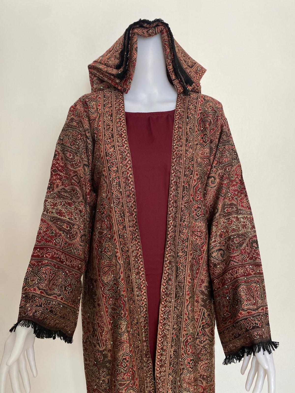 Luxury Dubai Style 3-Piece Pashmina Abaya Set