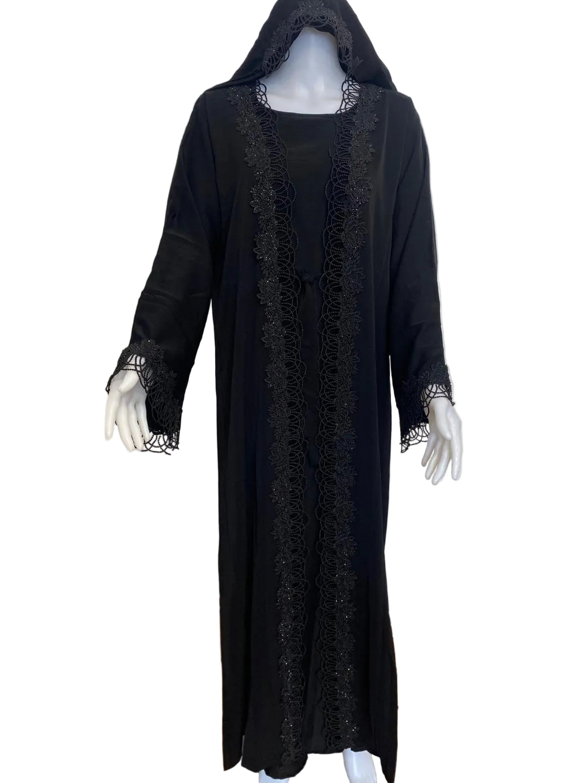 Exclusive modest Lace abaya set